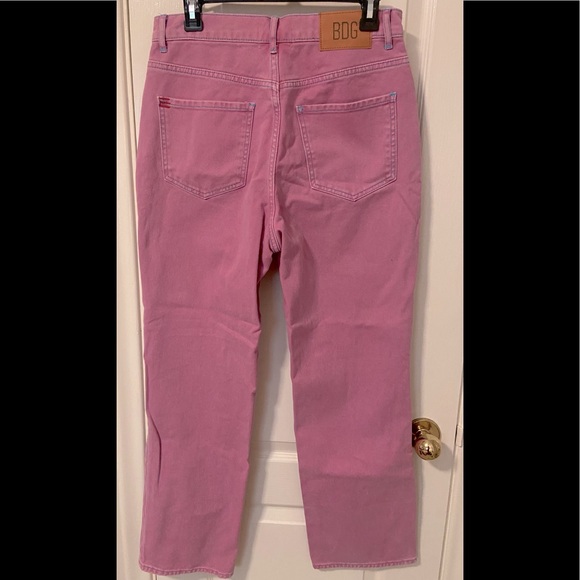 UO high waisted cowboy jeans with blue stitching - Picture 3 of 4